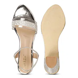 Smart & Sleek Open Toe Block Heels image 4