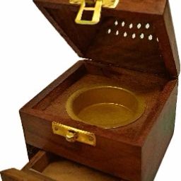 Divine Edge Wooden Pooja Book Stand – A Sacred Companion for Your Spiritual Wooden Brown Rehal-image-67