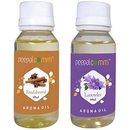PEEPALCOMM 2-Pcs Transparent Sandalwood & Lavender Aroma Oils - 60 ml-15