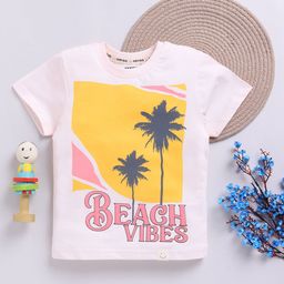 Happy Faces Boys Printed Tropical Pure Cotton T-shirt-image-9