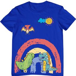 TeeSlix Unisex Blue Tshirts-image-74