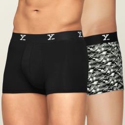 Pack of 2 Ace Intellisoft Micro Modal Printed Men Trunk-21