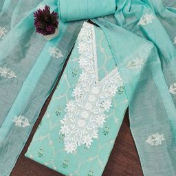 Maroosh Floral Embroidered Unstitched Dress Material-picture-30