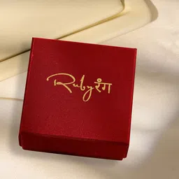 Ruby Raang Gold-Plated Leaf Shaped Studs image 5