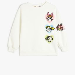 Koton Girls Cotton Graphic Printed Long Sleeves Sweatshirt-picture-20