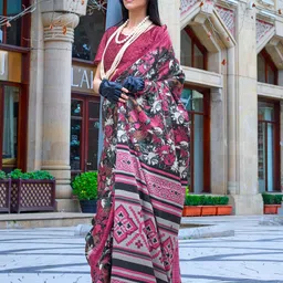 Mitera Block Print Saree-picture-23