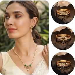 Anouk Women White Jewellery Set-35