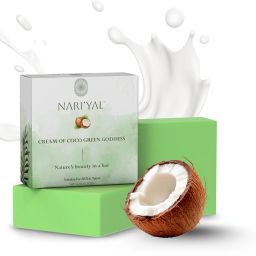 Cream of Coco Green Goddess Soap-image-1