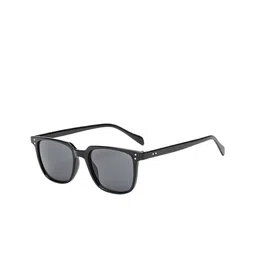 AUGEN Unisex Grey Lens & Black Square Sunglasses with-image-79