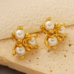 DressBerry Floral Studs Earrings-22