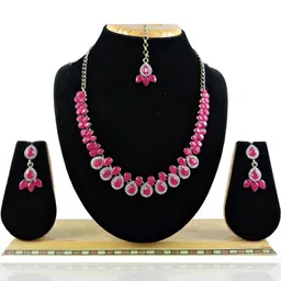 Anouk Gold-Plated Stones Studded & Beaded JewellerySet-8