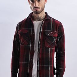 THE BEETEL HOUSE Men Classic Opaque Checked Casual Shirt-picture-25