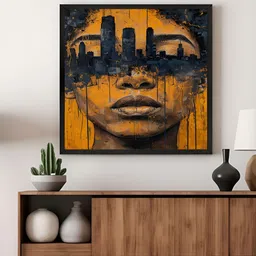 999Store Brown & Black Urban & Cityscape Canvas Wall Art-14