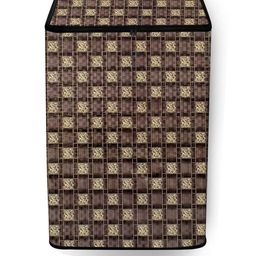 The Furnishing Tree Washing Machine Cover Basketweave Pattern Brown Compatible for Whirlpool 6.2 Kg-image-47