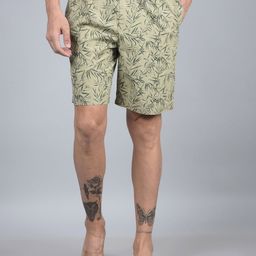 Crimsoune Club Men Printed Mid-Rise Lounge Shorts-image-86