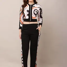Moda Rapido Printed Round Neck Shirt & Trousers Co-Ords-image-19