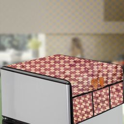 The Furnishing Tree Brown Plastic Refrigerator Cover-picture-40