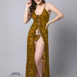 Samvar Women Yellow Baby Dolls-picture-3