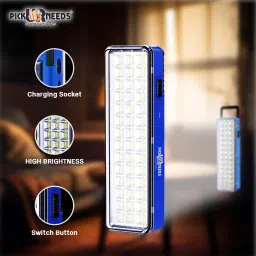 pick ur needs Rechargeable Portable 42 SMD Extra Bright LED With USB Charging Long Battery 7 hrs Torch Emergency Light image 3