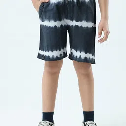 Monte Carlo Boys Colourblocked Regular Fit Mid-Rise Cotton Shorts-picture-19