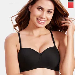MAROON Bra Medium Coverage-image-89