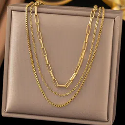 MYKI Gold-Plated Layered Necklace-image-51