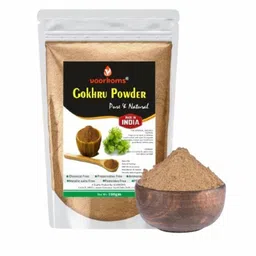 VOORKOMS Set Of 2 Pure Henna & Gokhru Powder For Hair Strength & Vitality - 100 g Each-45