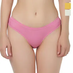 Liigne Pack Of 4 Mid-Rise Basic Briefs VCPC2094-XS-image-66