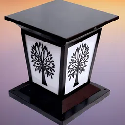 KINIS Black Modern Shape Gate & Garden Light Outdoor Lamps-image-96