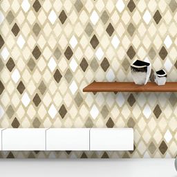 ArtzFolio Printed UV-Resistant Anti-Bacterial Hand Drawn Harlequin Peel & Stick Wallpaper-image-74