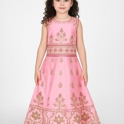 BAESD Embellished A-Line Maxi Dress-image-10