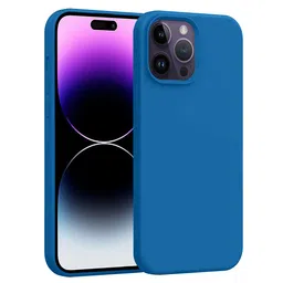 LIRAMARK Solid iPhone 14 Pro Max Impact Resistant Back Case-47