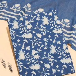 Taneira Floral Printed Pure Cotton Unstitched Dress Material-image-87