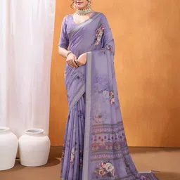 Rekha Maniyar Floral Printed Saree-image-85