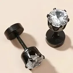 The Roadster Lifestyle Co Contemporary CZ Stuuded Studs Earrings-22