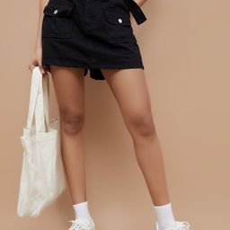 Ginger by Lifestyle Pure Cotton Straight Mini Skorts-image-72