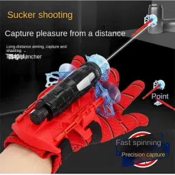 shivay traders Spiderman Web Shooter Launcher Toy (Red, Multicolor) image 2