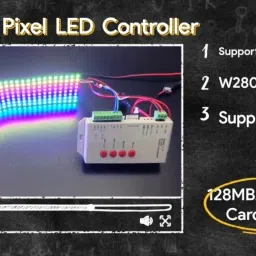 balrama T-1000S DC5-24v Programmable Pixel Controller RGB LED Strip Light with SD Card Power Supply Electronic Hobby Kit image 4