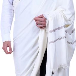 Kashmiri queen Wool Self Design Men Shawl-picture-8