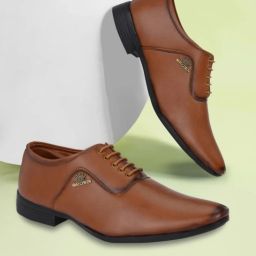 Latest synthetic formal shoes / Trending/comfort/lightweight shoes/ Party Wear For Men-image-13