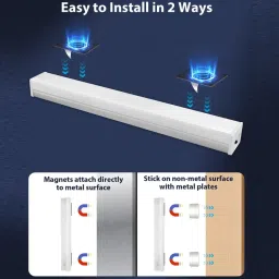 Dwiti Enterprise Motion Sensor Cabinet Mood Light Wireless Closet Light USB rechargeable 2 Colors Motion Sensor Light image 5