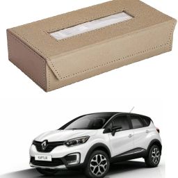 Car Tissue Box Paper Tissue Holder Beige with 200 Sheets(100 Pulls) For Renault Captur Vehicle Tissue Dispenser-image-43