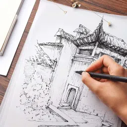 qalam kaari A4 Size Artist’s Tracing Paper, 10 Sheets-Translucent Sketching Tracing Paper image 4