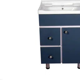Washbasin Vanity Cabinet High Quality HDHMR Water Resistance Material STY0002 Table Top Basin-image-18