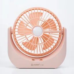 Terviiix JY-1881 Strongwind HighSpeed 5-Speed Rechargeable Table Fan with LED Light, Portable Fan USB Fan-12