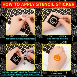 komstec DIY Mehndi Stencil Sheets for Fun and Creative Learning at Home image 5