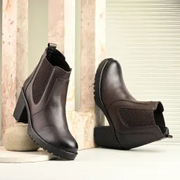 Lightweight Comfort Trendy Premium Stylish Chelsea Boots For Women-68