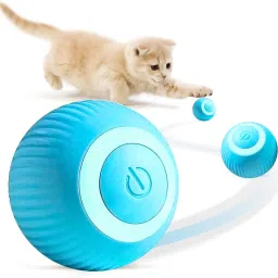 Smart Gravity Self Roller Ball Cat Toy, Interactive Automatic Rolling Handball-image-70