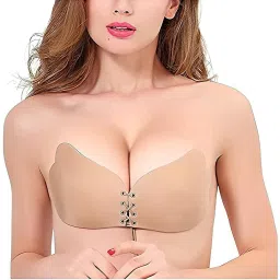 Invisible Silicone Gel Self Adhesive Backless Reusable Stick on PushUp Bra DN463 Nursing Breast Pad-image-18
