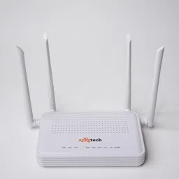 Syrotech SY GPON 2010 WADONT Dual Band XPON ONT with 4 Antenna Fiber Broadband with Voice Wireless Router 5 GHz, 2.4 GHz 1200 Mbps Wifi Speed Dual Band External Antenna NA-7